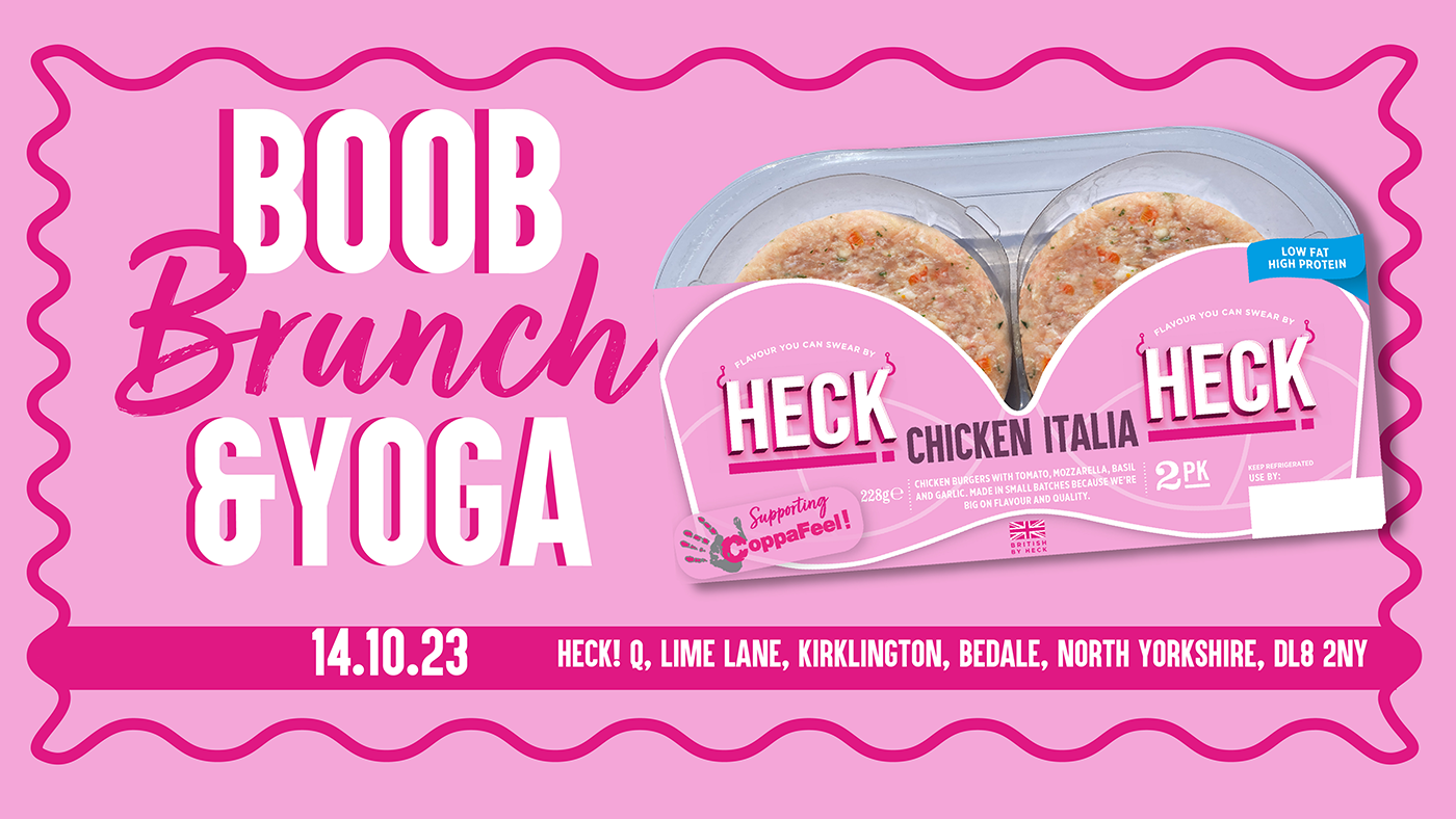 You're Invited to the HECK! x CoppaFeel Boob Brunch – Heck Food Ltd