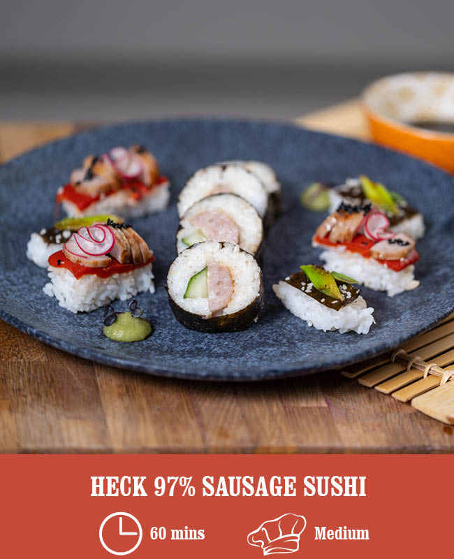 HECK 97% SAUSAGE SUSHI