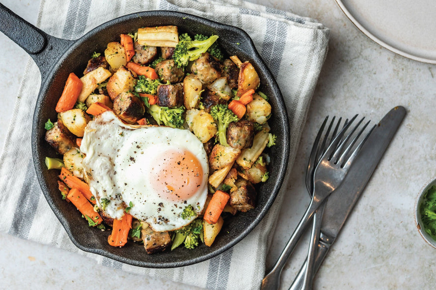 LEFTOVER SAUSAGE HASH