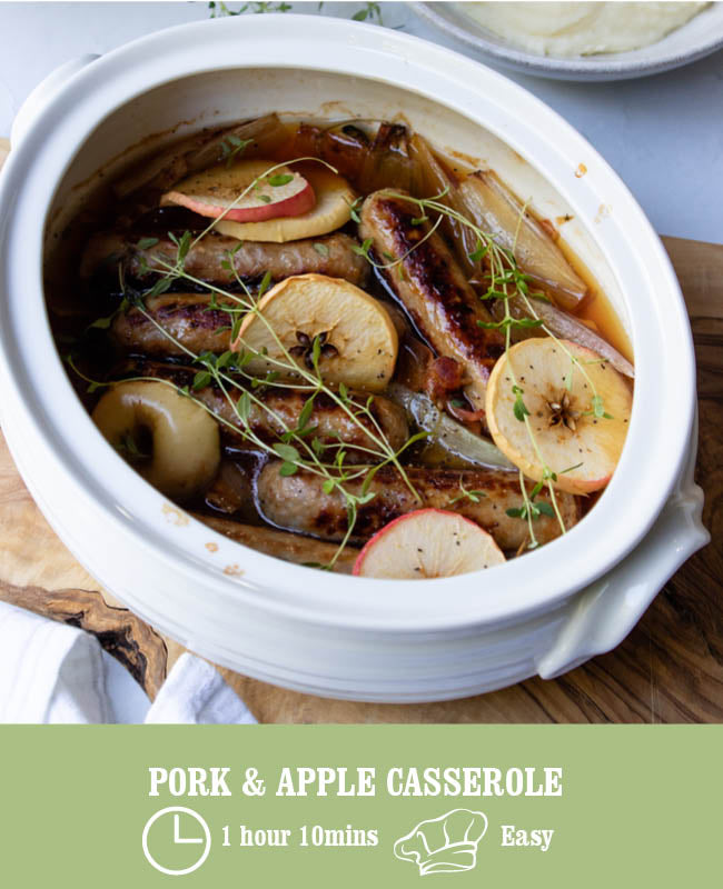 Pork & Apple Sausage Casserole