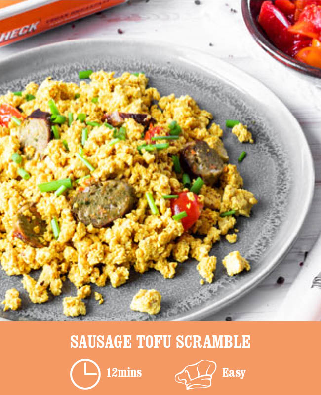 Sausage Tofu Scramble