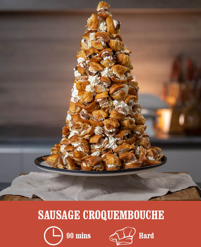 SAUSAGE CROQUEMBOUCHE