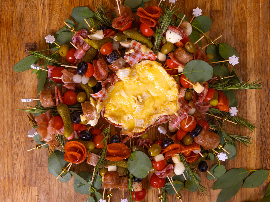 Charcuterie wreath board