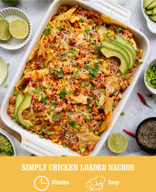 Simply Chicken Loaded Nachos