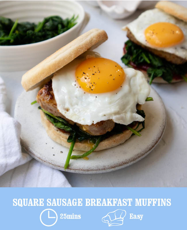 Square Sausage Breakfast Muffins