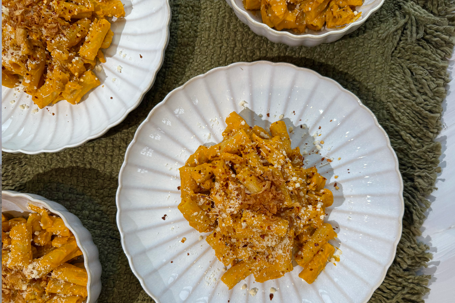 Rigatoni pasta with simply chicken sausages