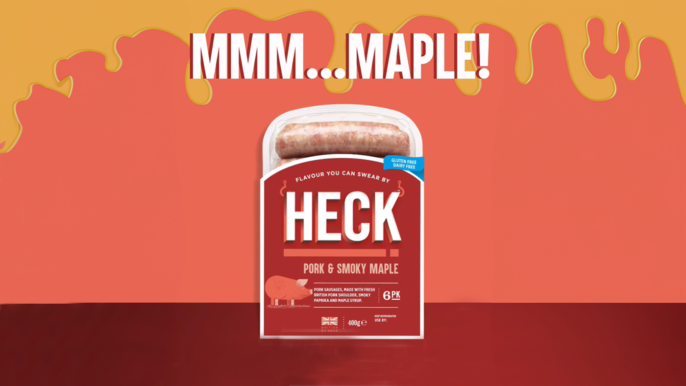 HECK! Pork & Smoky Maple Sausages in Tesco Stores Now