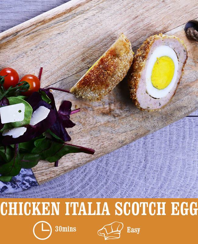 Chicken Italia Scotch Eggs