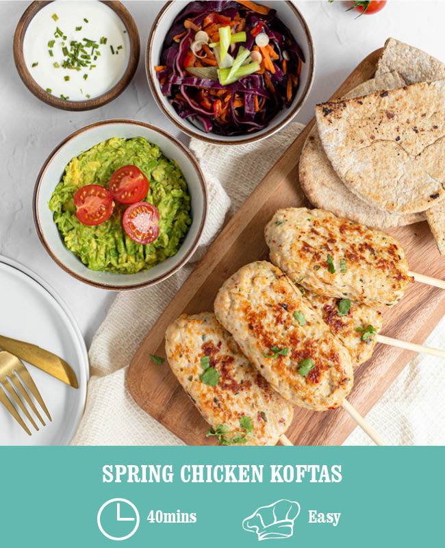 Spring Chicken Koftas