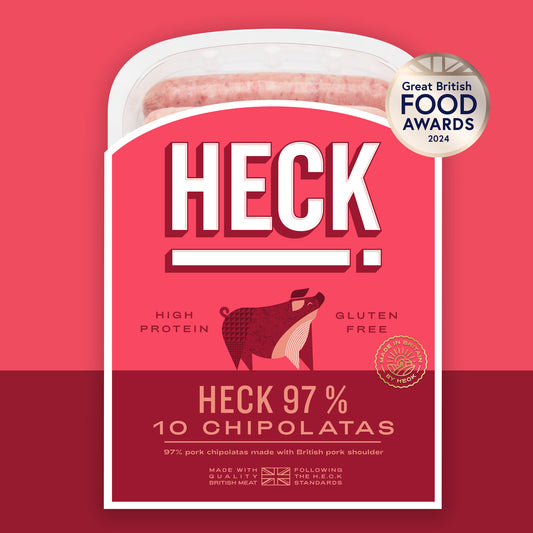 HECK 97% 10 Pork Chipolatas