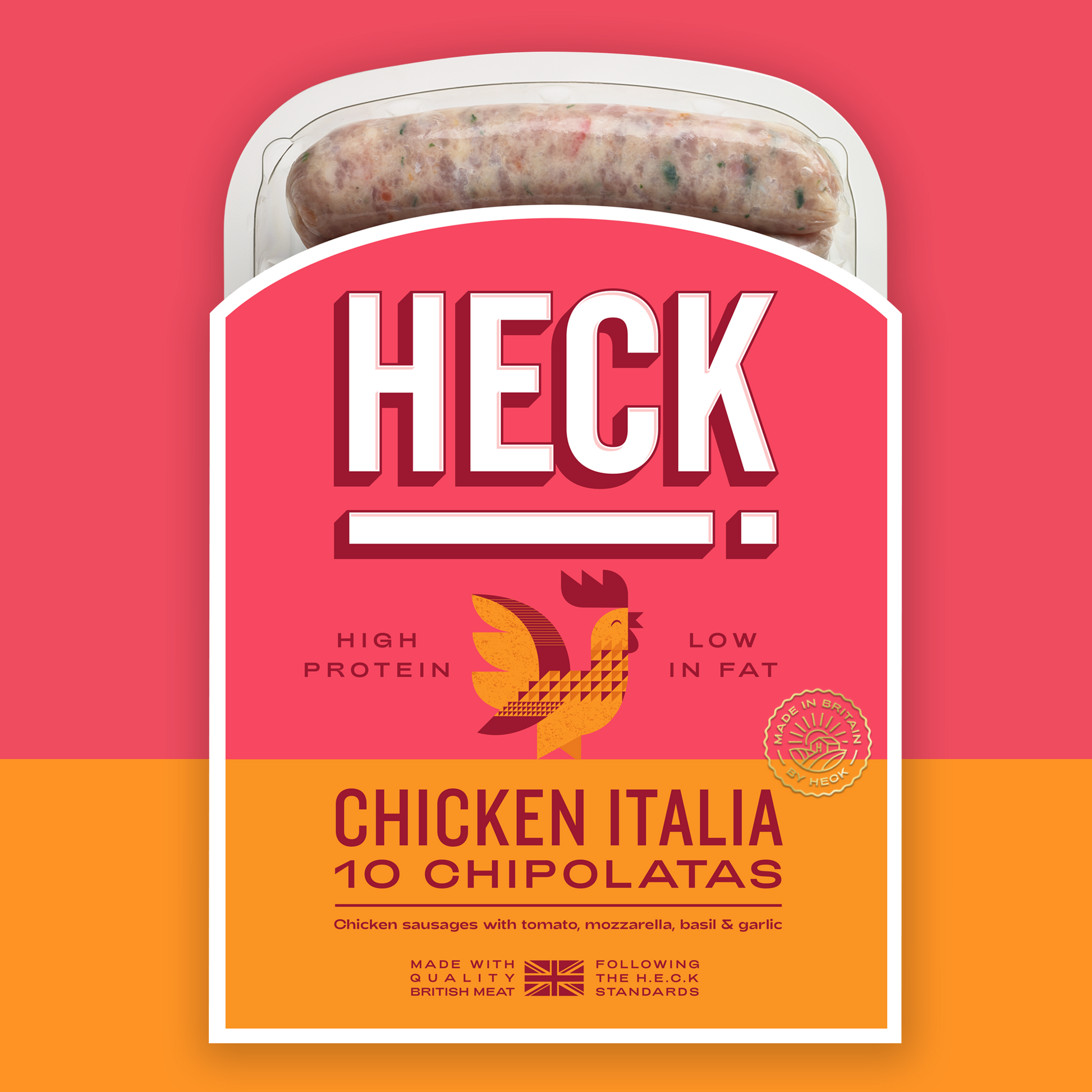 HECK! Chicken Italia Chipolata Sausages