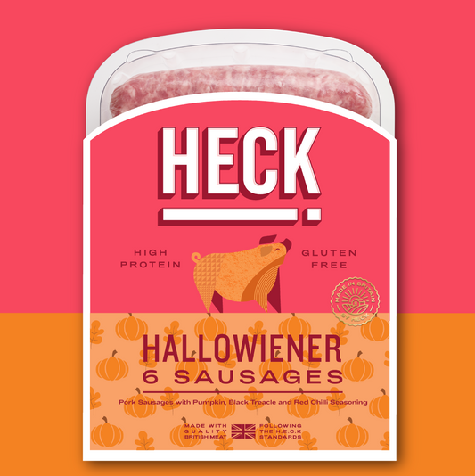 HECK! Hallowiener Pork & Pumpkin Sausages