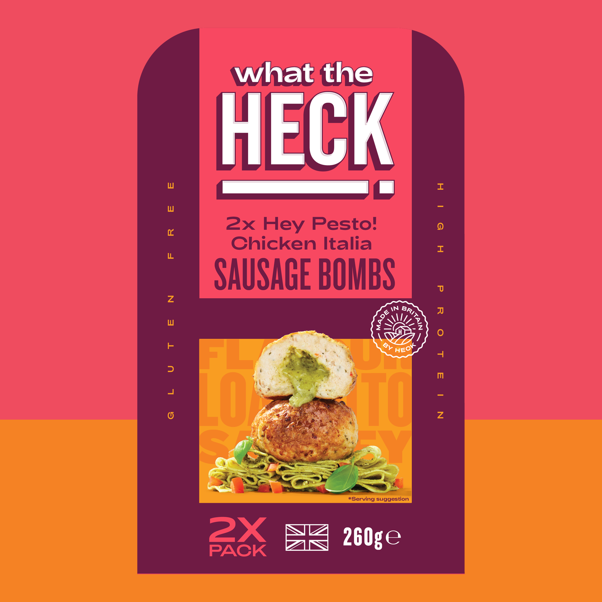 HECK! Hey Pesto Chicken Italia Sausage Bombs