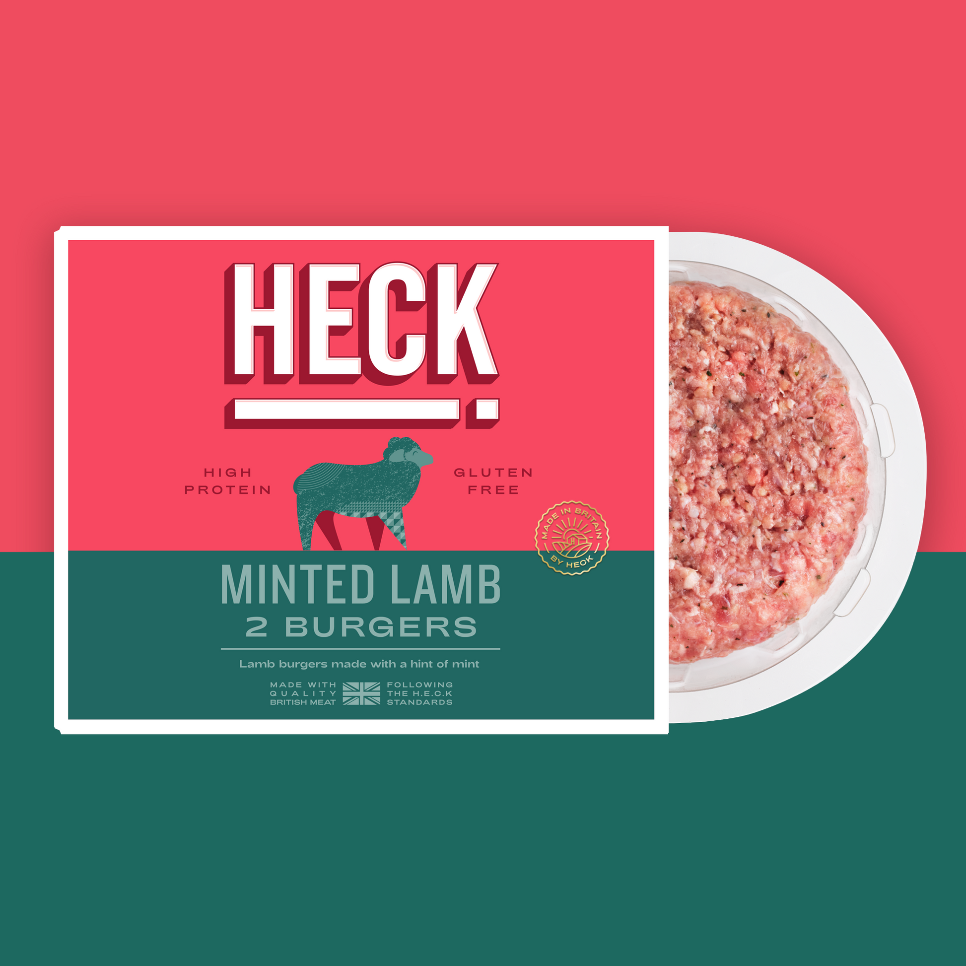 HECK! Minted Lamb Burgers