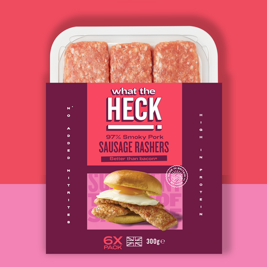 HECK! 97% Smoky Pork Sausage Rashers