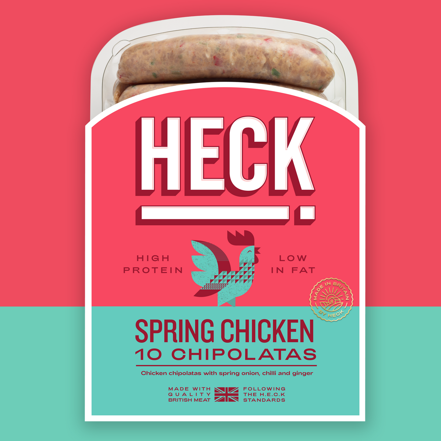 HECK! Spring Chicken Chipolatas